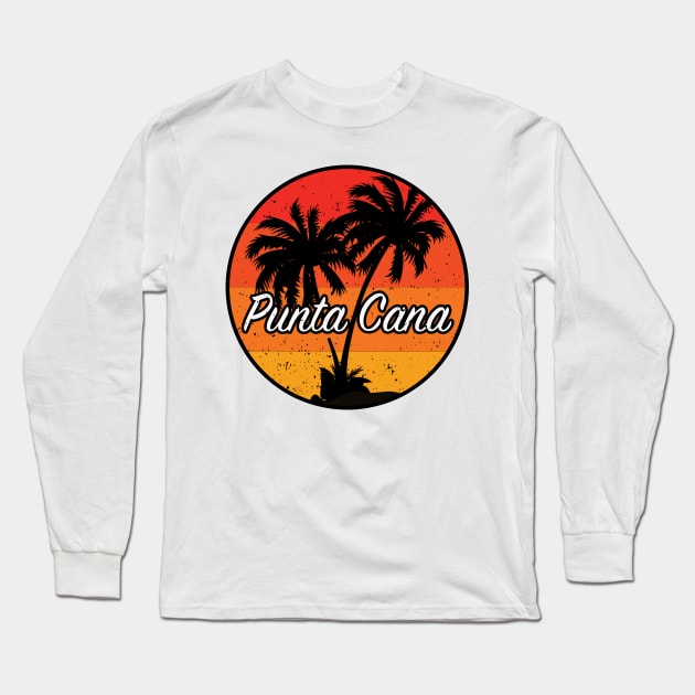 Punta cana dominican republic beach souvenir gift Long Sleeve T-Shirt by livania